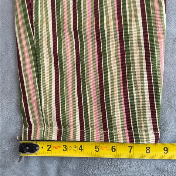 NWOT Lucy & Yak Addison Jeans Organic Twill Elm Stripe Size W36 - Picture 15 of 15